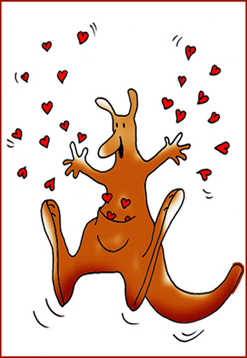 heart kangaroo